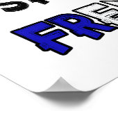 Cool Kinder spreken Frans Grappig Gezegde Poster (Hoek)