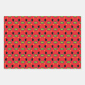 cool kinder superheld betegeld patroon inpakpapier vel (Voorkant 2)