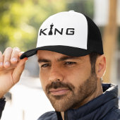 Cool King Typography Chess Player Trucker Pet