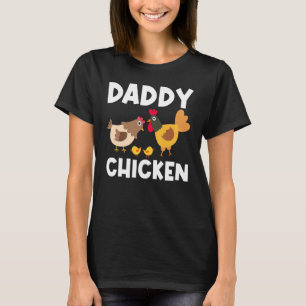 Cool Kip Voor Mannen Vader Haan Kippen Kuikens Plu T-shirt