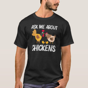 Cool Kip Voor Mannen Vrouwen Haan Hen Kuikens Plui T-shirt