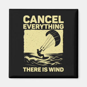 Cool Kitesurfen Kunst Voor Mannen Vrouwen Kite Sur Magneet