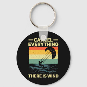 Cool Kitesurfen Kunst Voor Mannen Vrouwen Kite Sur Sleutelhanger