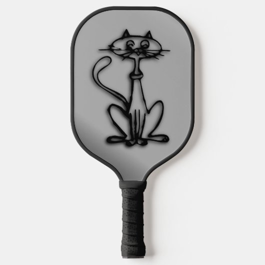 Cool Kitty Kat Pickleball Paddle (Voorkant)