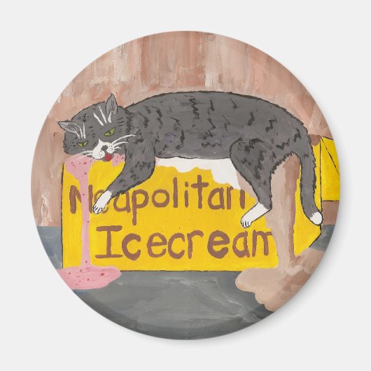 Cool Kitty Magnet (Devant)