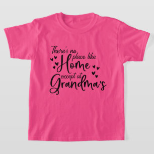 Cool kleindochters home word art t-shirt