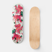 Cool Kleurrijke Bloemen Meisje Deck Skateboard (Voorkant)