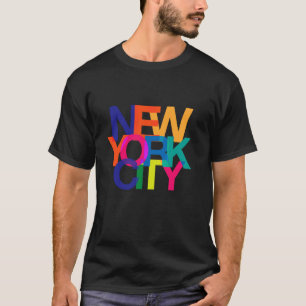 Cool Kleurrijke New York City Graphic Urban Vibes  T-shirt