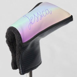 Cool Kleurrijke Ombre Gradients & Uw Script Golfheadcover