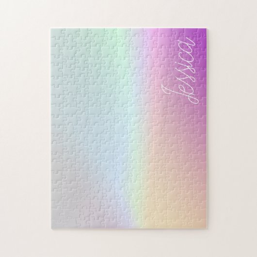 Cool Kleurrijke Ombre Gradients & Uw Script Legpuzzel (Verticaal)