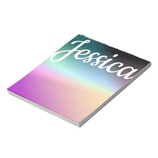 Cool Kleurrijke Ombre Gradients & Uw Script Notitieblok (Gedraaid)