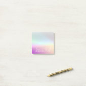 Cool Kleurrijke Ombre Gradients & Uw Script Post-it® Notes (Op bureau)