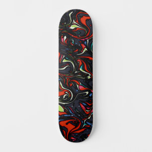 Cool Kleurrijke Urban Abstracte Street Art Geïnspi Skateboard