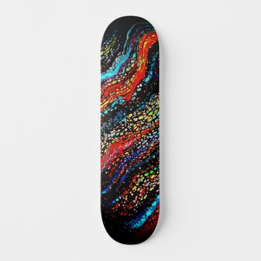 Cool Kleurrijke Urban Abstracte Street Art Geïnspi Skateboard (Voorkant)