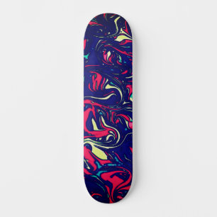 Cool Kleurrijke Urban Abstracte Street Art Geïnspi Skateboard