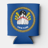 COOL! Koelbox -Bowling- Bowler - Naam toevoegen Blikjeskoeler (Voorkant)