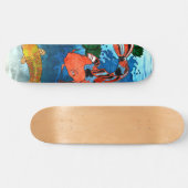 Cool Koi Fish Skateboard - Tailles Personnalisées (Horz)