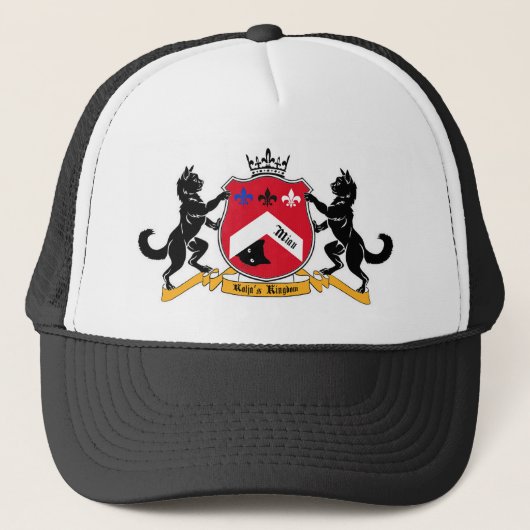 Cool Koljas Kingdom Royal Trucker Hat! Pet (Voorkant)