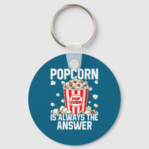 Cool Kostuum Popcorn Maanliefhebber Sleutelhanger