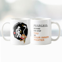 Cool Kung Fu Tiger Fearless Inspirerend Quote