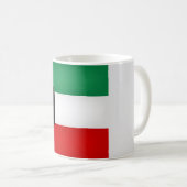 Cool Kuwait Flag Koffiemok (Voorkant rechts)