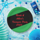 Cool Kwanzaa Dinner Party Papieren Bordje (Feest)