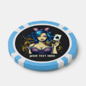 Cool  lady Casino Poker Chips (Enkel)