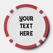 Cool  lady Casino Poker Chips (Achterkant)