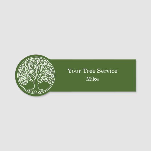 Cool Landscaping of Tree Service Staff Name Tags (Voorkant)