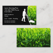 Cool Lawn Mowing Service Visitekaartjes (Voorkant / Achterkant)