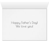 Cool Le meilleur papa Black Mustache Fête des père (Intérieur Horizontal (Bas))