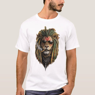 Cool Leeuwen Zonnebril T-Shirt – Stedelijke Koning