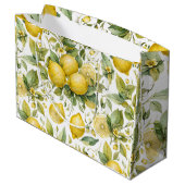 Cool Lemon Gift Bag Groot Cadeauzakje (Achterkant Gekanteld)