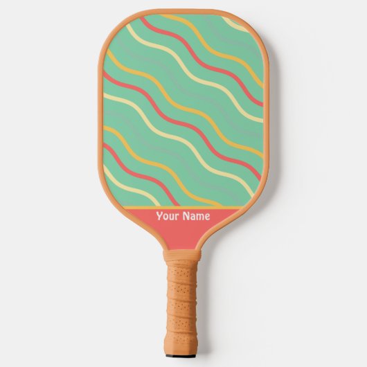 Cool Lemon Green Professional Pickleball Paddle (Achterkant)