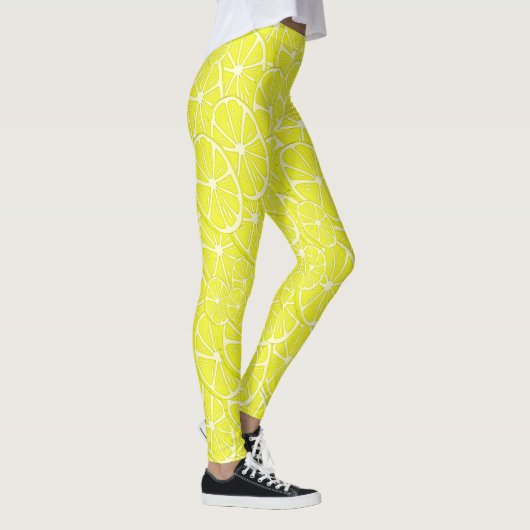 Cool Lemon Slices Pattern Leggings (Rechts)