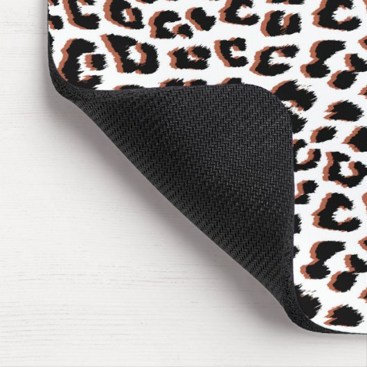 Cool Leopard Animal Print Patroon Muismat (Hoek)