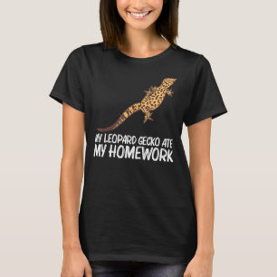 Cool leopard Gecko voor kinderen geeft een kleine T-shirt