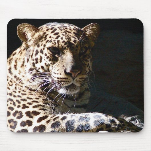 Cool Leopard Mousepad Muismat (Voorkant)