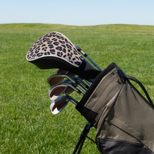 Cool Leopard Pattern Golfheadcover (Insitu)