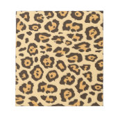Cool Leopard Print Pattern-cadeautjes voor haar Notitieblok (Voorkant)