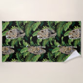 Cool Leopards Motif serviette de plage (Devant)