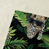 Cool Leopards Motif serviette de plage (En situation)