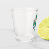 Cool Leprechaun Octopus en Beer St. Patrick's Day Shot Glas (Links)