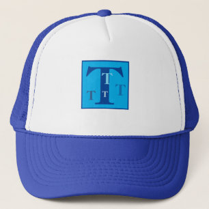Cool Letter "T" (gepersonaliseerd)   T-Shirt Trucker Pet