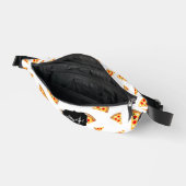 Cool leuk pizza plakjes patroon wit Monogram Heuptasje (Open)