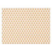 Cool leuk pizza plakjes zon patroon op wit tafelkleed (Voorkant (Horizontaal))