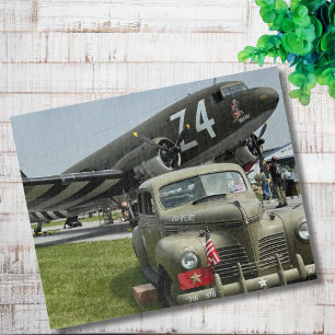 Cool leuk vintage-vliegtuig foto piloot luchtvaart legpuzzel