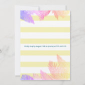 Cool leuk zomerscript poolparty verjaardag kaart (Achterkant)