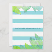 Cool leuk zomerscript poolparty verjaardag kaart (Achterkant)