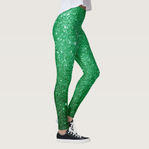 Cool Leuke lichtgroene glitter patroon Leggings